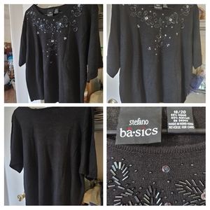 Stefano Ba*sics embroidered sweater